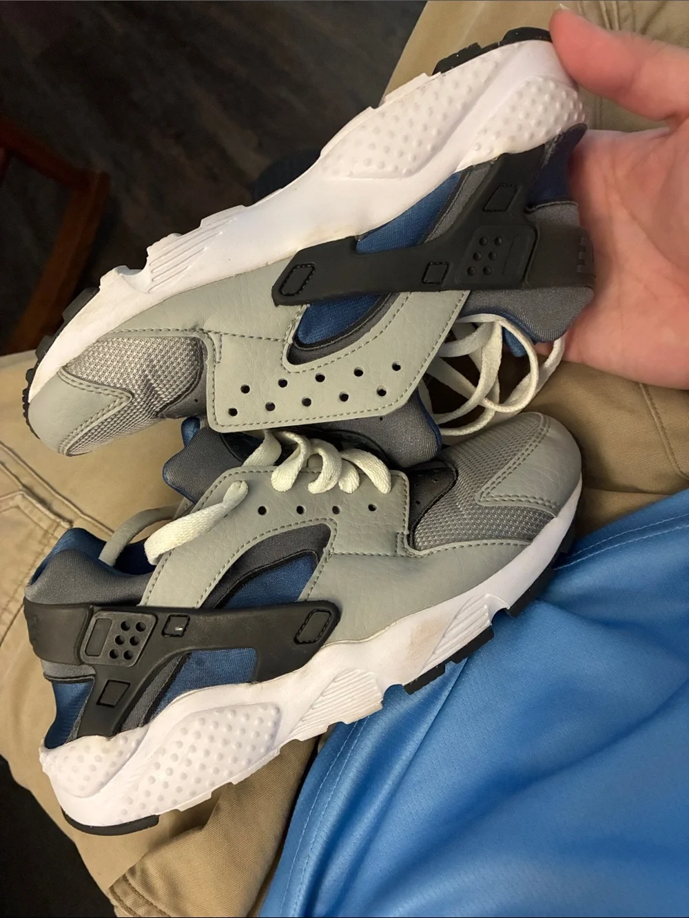 Nike Men's Gray and Dark Gray Sneakers - Casual Athletic Shoes